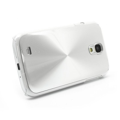 Samsung Galaxy S4 i9505 plastmasas cd stila sudrabs apvalks / vacins.lv