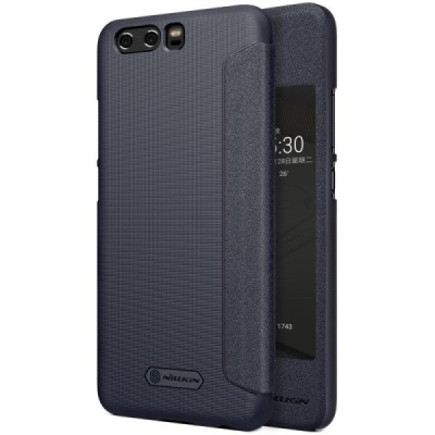 Huawei P10 (Huawei Ascend P10) „Nillkin“ Sparkle atvēramais pelēks maciņš / Vacins.lv
