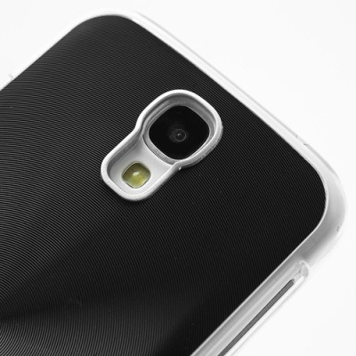 Samsung Galaxy S4 i9505 plastmasas cd stila melns apvalks / vacins.lv
