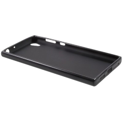 Sony Xperia L1 (G3311, G3312, G3313) kieto silikono TPU juodas dėklas - nugarėlė / Priedai.lt