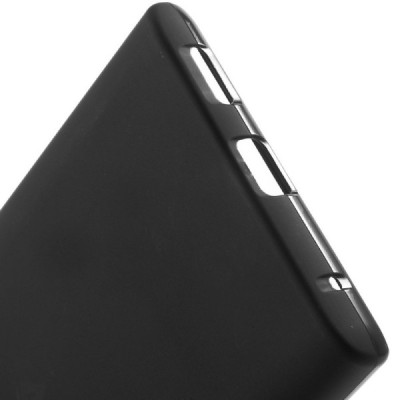 Sony Xperia L1 (G3311, G3312, G3313) kieto silikono TPU juodas dėklas - nugarėlė / Priedai.lt
