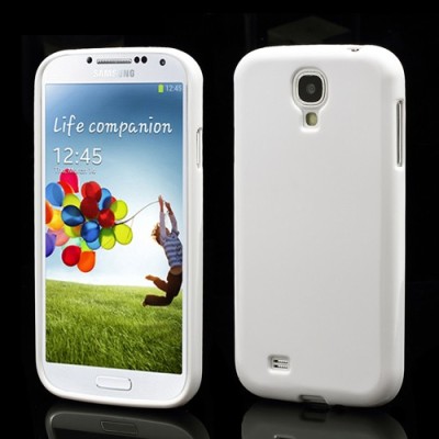 Samsung Galaxy S4 i9505 balts cieta silikona futrālis / Vacins.lv