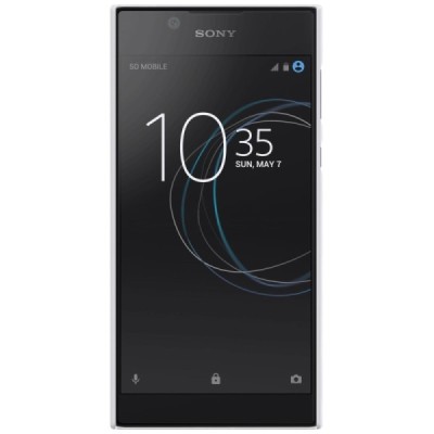 Nillkin Frosted Shield Sony Xperia L1 (G3311, G3312, G3313) balts plastmasas futrālis + ekrāna aizsargplēve / Vacins.lv