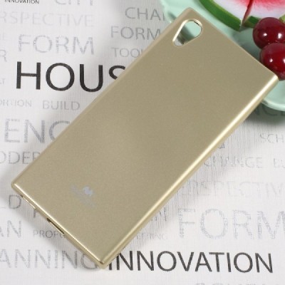Sony Xperia XA1 Mercury auksinis kieto silikono tpu dėklas - nugarėlė / Priedai.lt