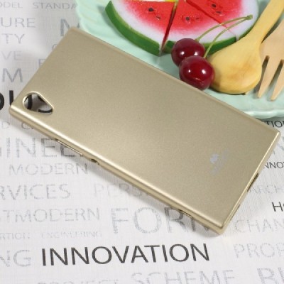 Sony Xperia XA1 Mercury zelta cieta silikona (TPU) apvalks / vacins.lv