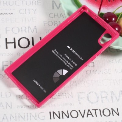 Sony Xperia XA1 Mercury tumši rozs cieta silikona (TPU) apvalks / vacins.lv