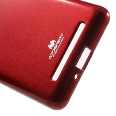 Xiaomi Redmi 3s Mercury sarkans cieta silikona (TPU) apvalks / vacins.lv