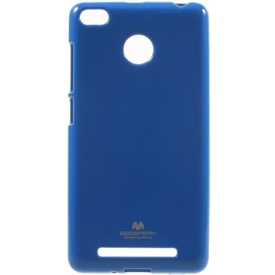 Xiaomi Redmi 3s mėlynas Mercury kieto silikono (TPU) dėklas - nugarėlė / Priedai.lt
