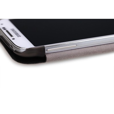 Samsung Galaxy S4 i9505 Rock Elegant atvēramais melns futrālis / Vacins.lv