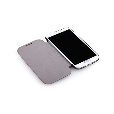 Samsung Galaxy S4 i9505 Rock Elegant atvēramais melns futrālis / Vacins.lv