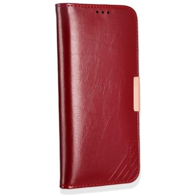 Samsung Galaxy S8 (G950) „Kalaideng“ Royale ādas atvēramais bordo maciņš / Vacins.lv