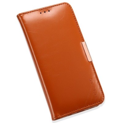 Samsung Galaxy S8 (G950) „Kalaideng“ Royale ādas atvēramais brūns maciņš / Vacins.lv