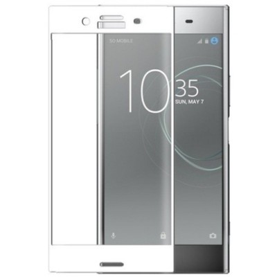 Sony Xperia XZ Premium (Sony Xperia XZ Premium Dual) 3D Rewan Tempered Glass balts ekrāna aizsargstikls / Vacins.lv