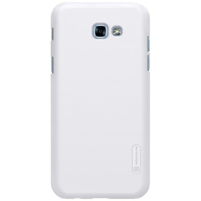 Samsung Galaxy A7 2017 (A720) Nillkin Frosted Shield balts plastmasas apvalks + ekrāna aizsargplēve / Vacins.lv