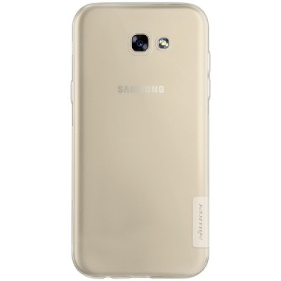 Samsung Galaxy A7 2017 (A720) Nillkin Nature plonas skaidrus (permatomas) silikoninis TPU bespalvis dėklas / Priedai.lt