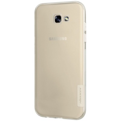 Samsung Galaxy A7 2017 (A720) Nillkin Nature plonas skaidrus (permatomas) silikoninis TPU bespalvis dėklas / Priedai.lt