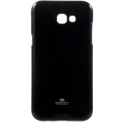 Galaxy A7 2017 (A720) Mercury melns cieta silikona (TPU) apvalks / vacins.lv