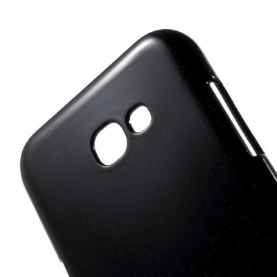 Galaxy A7 2017 (A720) Mercury melns cieta silikona (TPU) apvalks / vacins.lv