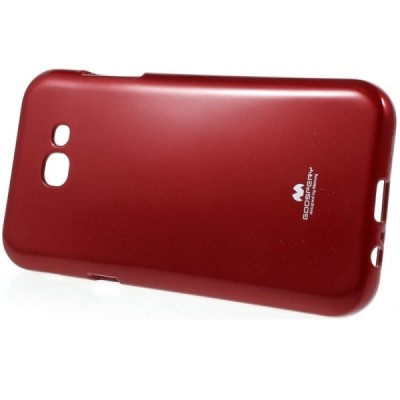 Galaxy A7 2017 (A720) Mercury sarkans cieta silikona (TPU) apvalks / vacins.lv