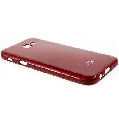 Galaxy A7 2017 (A720) Mercury sarkans cieta silikona (TPU) apvalks / vacins.lv