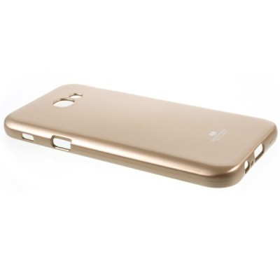 Samsung Galaxy A7 2017 (A720) Mercury auksinis kieto silikono (TPU) dėklas / Priedai.lt