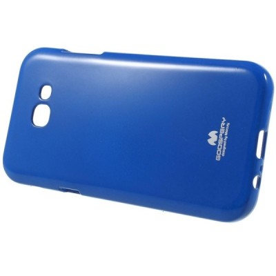 Samsung Galaxy A7 2017 (A720) Mercury mėlynas kieto silikono (TPU) dėklas / Priedai.lt