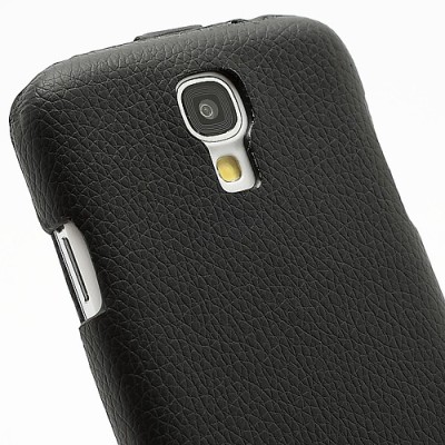 Greznais „Melkco“ ādas atvērams melns Samsung Galaxy S4 i9505, i9500 futrālis / Vacins.lv