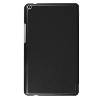 Huawei MediaPad T3 8.0 atverčiamas juodas odinis dėklas - knygutė / Priedai.lt