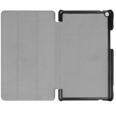 Huawei MediaPad T3 8.0 atverčiamas raudonas odinis dėklas - knygutė / Priedai.lt