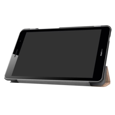 Huawei MediaPad T3 8.0 atvēramais zelta maciņš / Vacins.lv