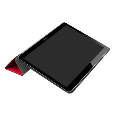 Huawei MediaPad T3 10 atvēramais sarkans maciņš / Vacins.lv