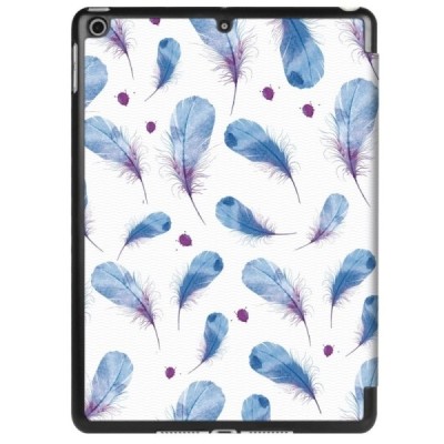 Apple iPad 9.7" 2017 (iPad 9.7" 2018) atvēramais krāsains, balts maciņš / Vacins.lv