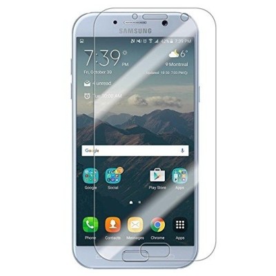 Samsung Galaxy A7 2017 (A720F, A720F Dual) dzidra ekrāna aizsargplēve (pilnīgi aizsedzama) / Vacins.lv