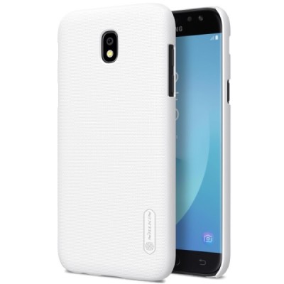 Samsung Galaxy J5 2017 (J530) Nillkin Frosted Shield balts plastmasas apvalks + ekrāna aizsargplēve / Vacins.lv