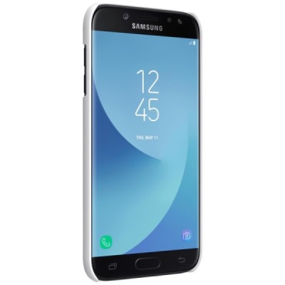 Samsung Galaxy J5 2017 (J530) Nillkin Frosted Shield balts plastmasas apvalks + ekrāna aizsargplēve / Vacins.lv