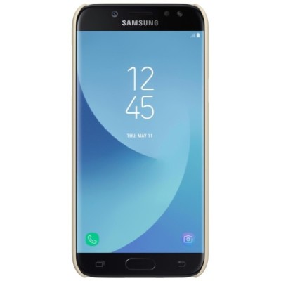 Samsung Galaxy J5 2017 (J530) Nillkin Frosted Shield zelta plastmasas apvalks + ekrāna aizsargplēve / Vacins.lv