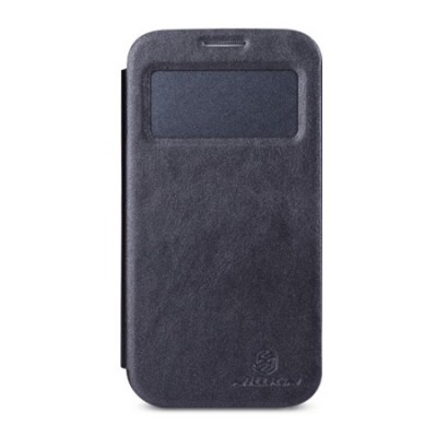 „Nillkin“ Easy Samsung Galaxy S4 i9505, i9500 atvēramais melns ādas maciņš / Vacins.lv
