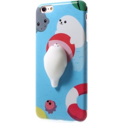 Apple iPhone 6 (6s) „Squezy“ Sea Lion kieto silikono TPU mėlynas dėklas - nugarėlė / Priedai.lt