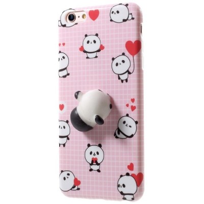 Apple iPhone 6 (6s) „Squezy“ Panda cieta silikona (TPU) rozs apvalks / vacins.lv