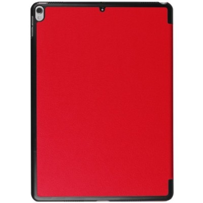 Apple iPad Pro 10.5" (Air 2019) atverčiamas raudonas odinis dėklas - knygutė / Priedai.lt