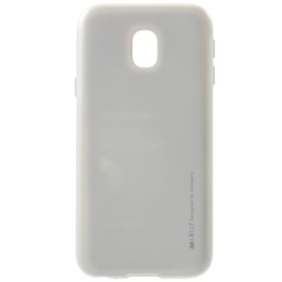 Samsung Galaxy J3 2017 (J330) Mercury sudrabs cieta silikona (TPU) futrālis / Vacins.lv