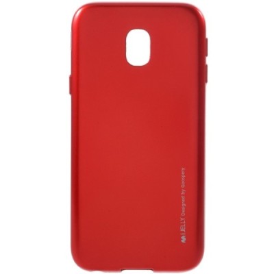 Samsung Galaxy J3 2017 (J330) Mercury sarkans cieta silikona (TPU) futrālis / Vacins.lv
