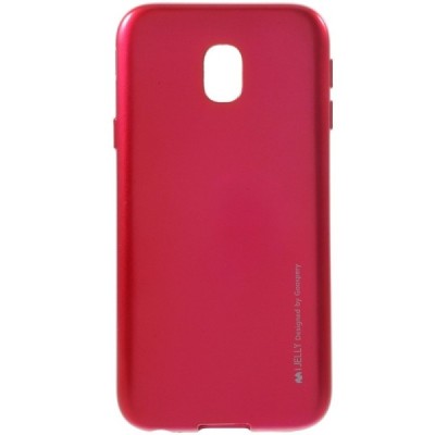 Samsung Galaxy J3 2017 (J330) Mercury tumši rozs cieta silikona (TPU) futrālis / Vacins.lv