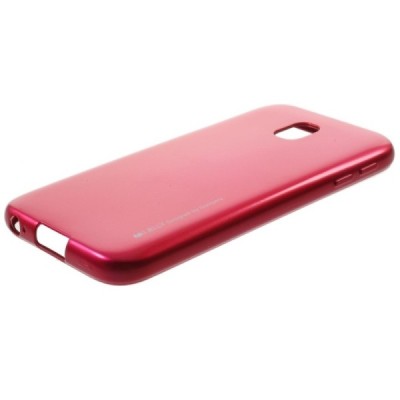 Samsung Galaxy J3 2017 (J330) Mercury tumši rozs cieta silikona (TPU) futrālis / Vacins.lv