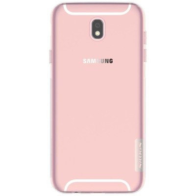 Samsung Galaxy J7 2017 (J730) Nillkin Nature plonas skaidrus (permatomas) silikoninis TPU bespalvis dėklas / Priedai.lt