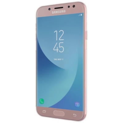 Samsung Galaxy J7 2017 (J730) Nillkin Nature plonas skaidrus (permatomas) silikoninis TPU bespalvis dėklas / Priedai.lt