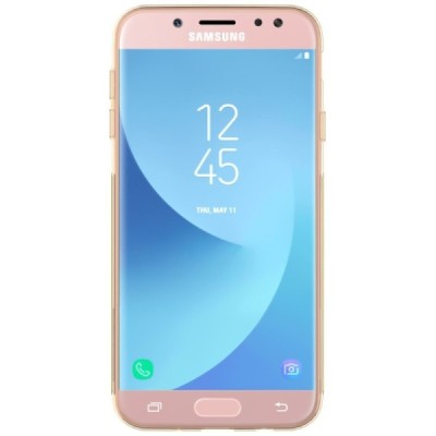 Samsung Galaxy J7 2017 (J730) Nillkin Nature dzidrs (caurspīdīgs) silikona brūns apvalks / Vacins.lv