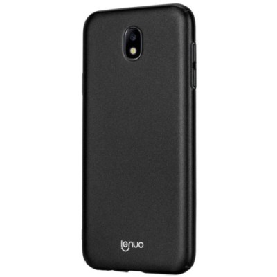 „Lenuo“ Soft Slim Samsung Galaxy J3 2017 (J330) melns plastmasas apvalks / vacins.lv