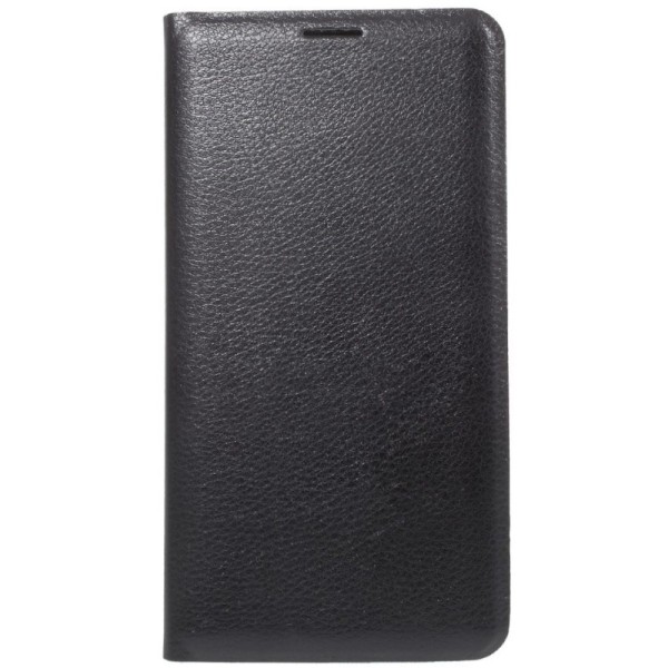„Flip Wallet“ atvēramais ādas maciņš - melns (Galaxy J7 2017)
