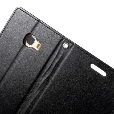 „Mercury“ Goospery Samsung Galaxy A7 2017 (A720) juodas odinis dėklas / Priedai.lt